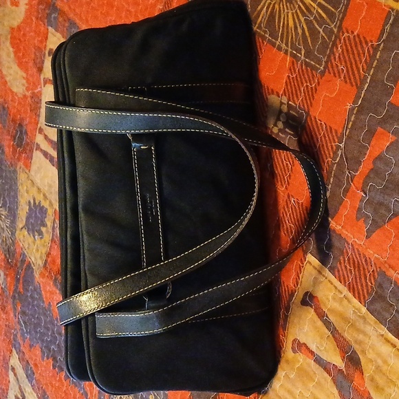 Vintage Kate Spade New York purse black Satchel - Picture 1 of 15